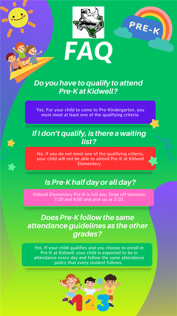 PreK FAQ